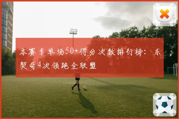本赛季单场50+得分次数排行榜：东契奇4次领跑全联盟